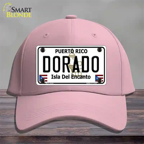 Dorado Novelty License Plate Hat Cotton / Pink