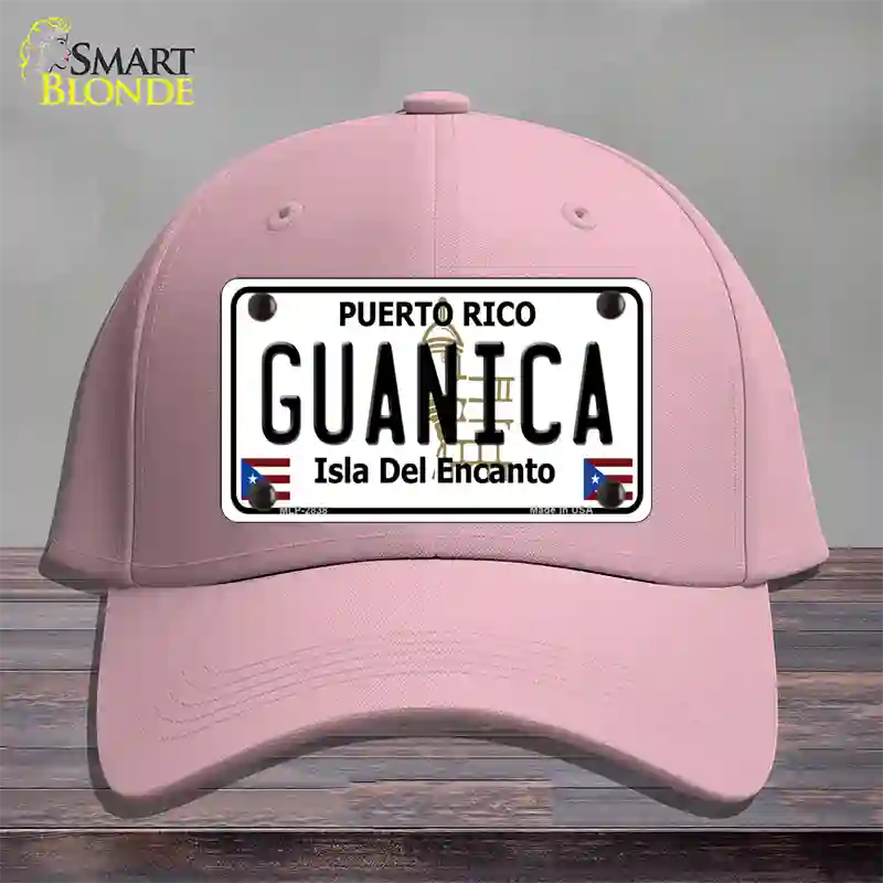 Guanica Puerto Rico Novelty License Plate Hat Cotton / Pink