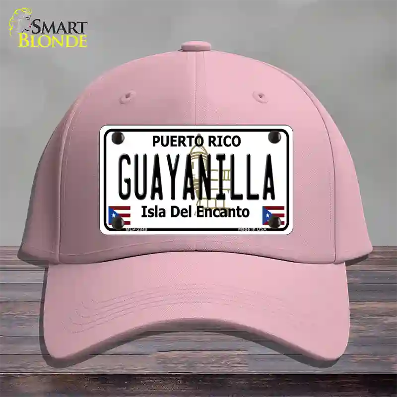 Guayanilla Puerto Rico Novelty License Plate Hat Cotton / Pink