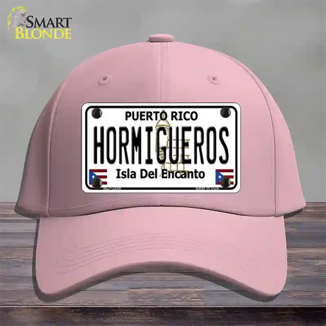 Hormiguesros Puerto Rico Novelty License Plate Hat Cotton / Pink