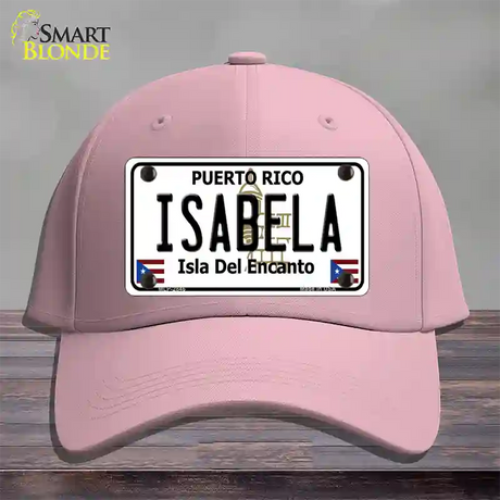 Isabela Puerto Rico Novelty License Plate Hat Cotton / Pink