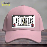 Las Marias Puerto Rico Novelty License Plate Hat Cotton / Pink