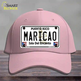 Maricao Puerto Rico Novelty License Plate Hat Cotton / Pink