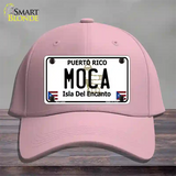 Moca Puerto Rico Novelty License Plate Hat Cotton / Pink