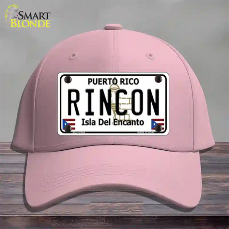 Rincon Puerto Rico Novelty License Plate Hat Cotton / Pink