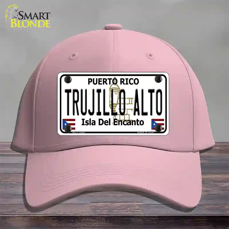 Trujillo Alto Puerto Rico Novelty License Plate Hat Cotton / Pink