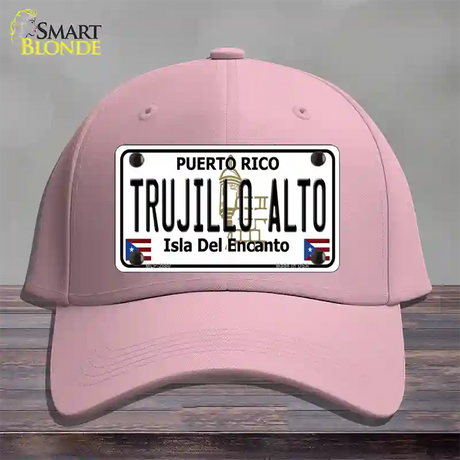 Trujillo Alto Puerto Rico Novelty License Plate Hat Cotton / Pink