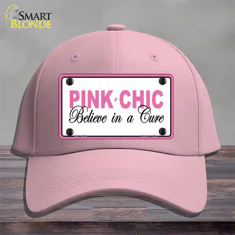 Pink Chic Novelty License Plate Hat Cotton / Pink