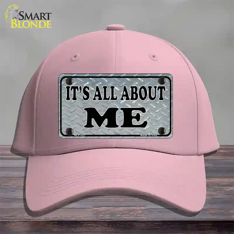 Its All About Me Novelty License Plate Hat Cotton / Pink