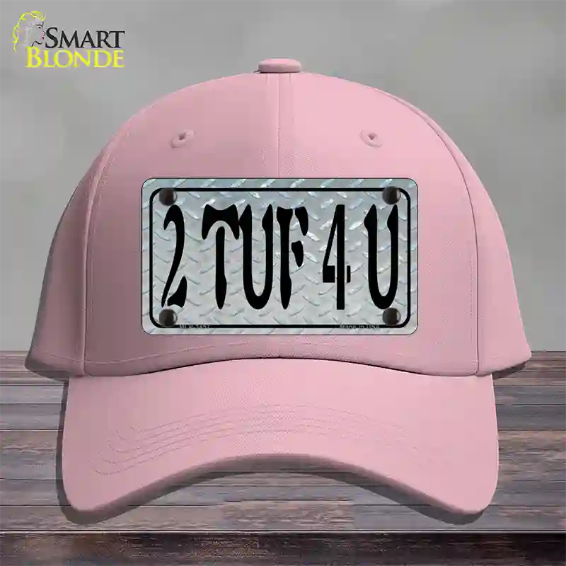 2 TUF 4 U Diamond Novelty License Plate Hat Cotton / Pink