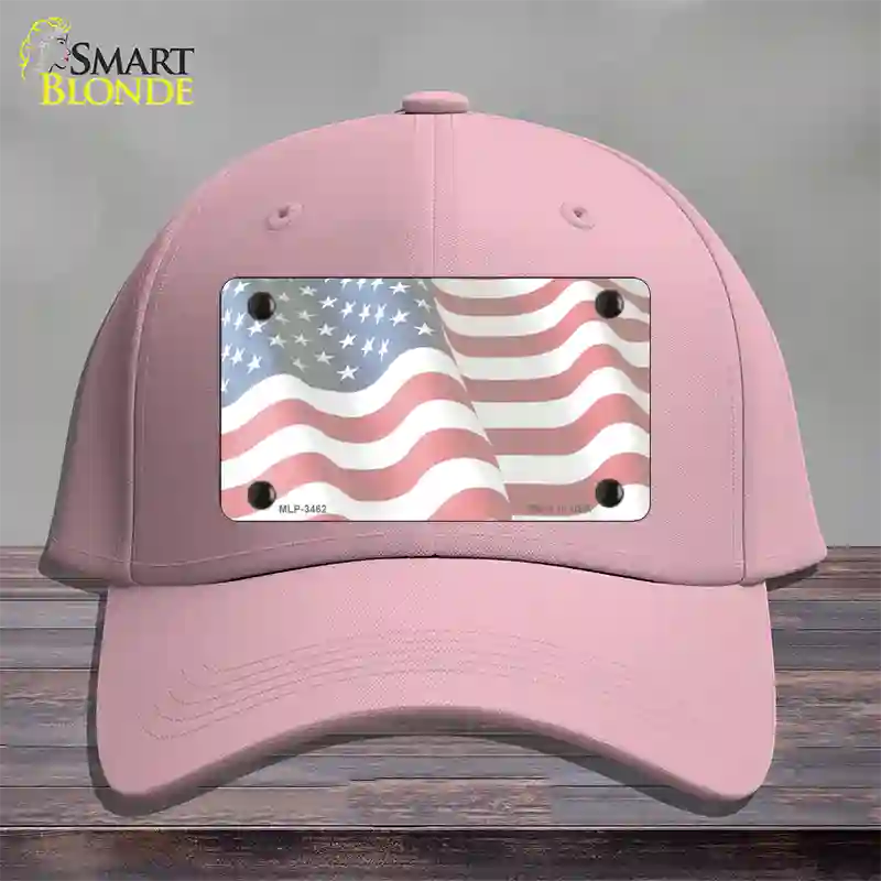 Faded Old Glory Novelty License Plate Hat Cotton / Pink