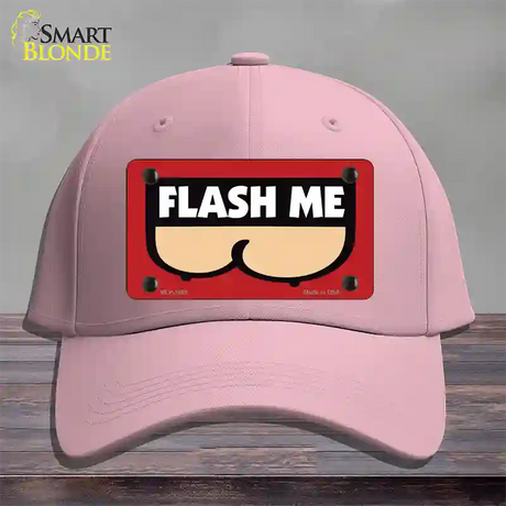 Flash Me Novelty License Plate Hat Cotton / Pink