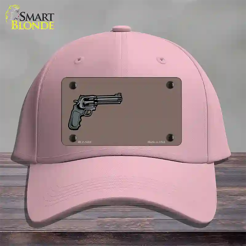 Gun Offset Customizable Novelty License Plate Hat Cotton / Pink