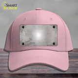 Gray White Fade Scratched Novelty License Plate Hat Cotton / Pink