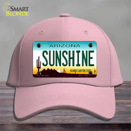 Sunshine Arizona Novelty License Plate Hat Cotton / Pink