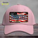 Connecticut USA Novelty License Plate Hat Cotton / Pink