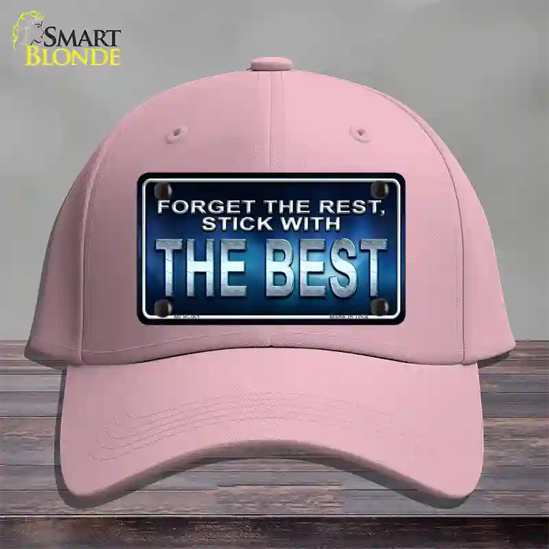 Forget The Rest Novelty License Plate Hat Cotton / Pink