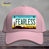 Fearless Arizona Novelty License Plate Hat Cotton / Pink