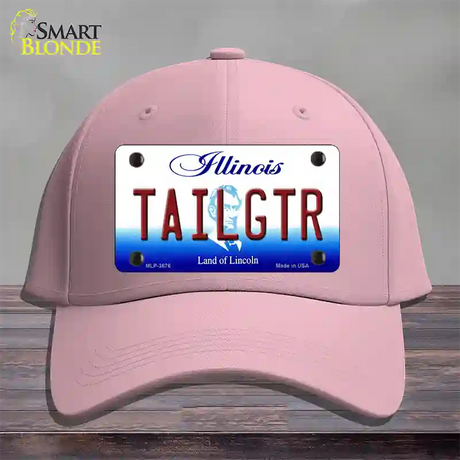 Tailgtr Illinois Novelty License Plate Hat Cotton / Pink