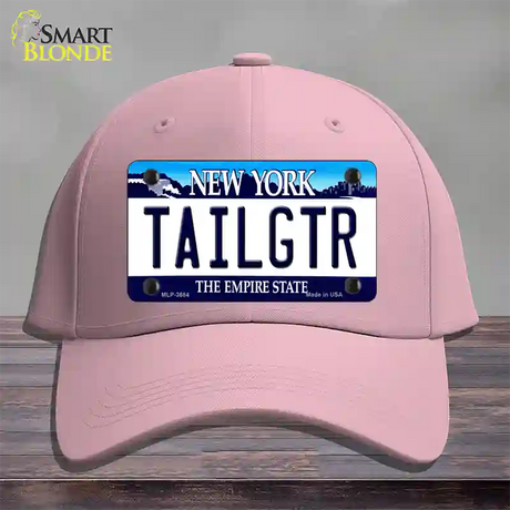 Tailgtr New York Novelty License Plate Hat Cotton / Pink