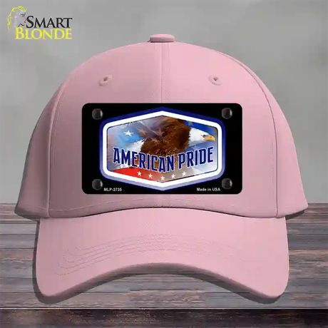 American Pride Novelty License Plate Hat Cotton / Pink