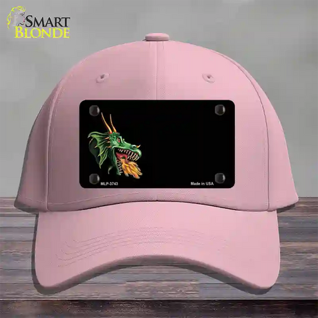 Dragon Offset Customizable Novelty License Plate Hat Cotton / Pink