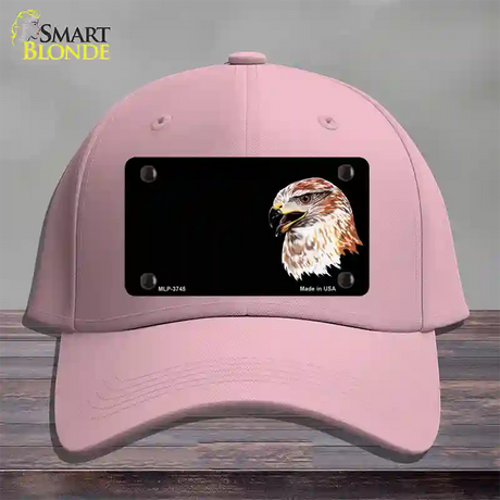 Falcon Offset Novelty License Plate Hat Cotton / Pink