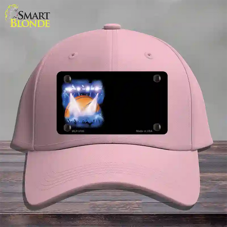 Basketball Game Offset Novelty License Plate Hat Cotton / Pink