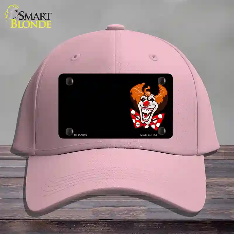 Clown Offset Novelty License Plate Hat Cotton / Pink