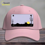 Southwest Cactus Sunrise Purple Novelty License Plate Hat Cotton / Pink