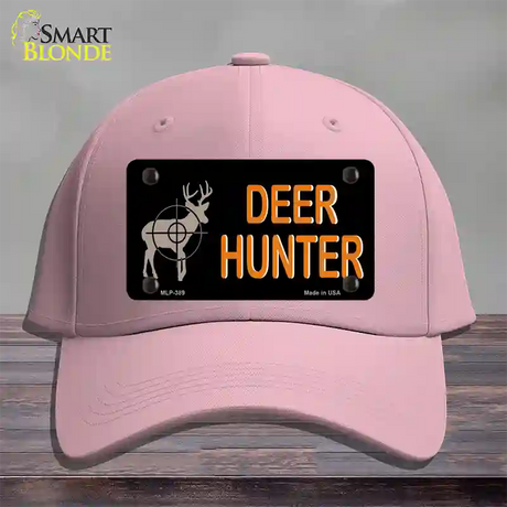 Deer Hunter Novelty License Plate Hat Cotton / Pink