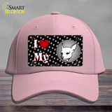 I Love My Chihuahua Novelty License Plate Hat Cotton / Pink