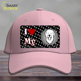 I Love My Great Pyrenees Novelty License Plate Hat Cotton / Pink