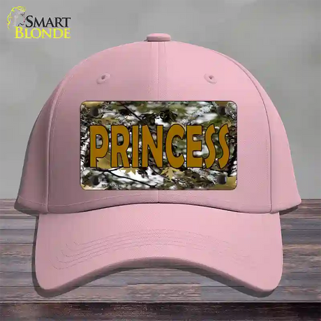 Princess Camouflage Novelty License Plate Hat Cotton / Pink