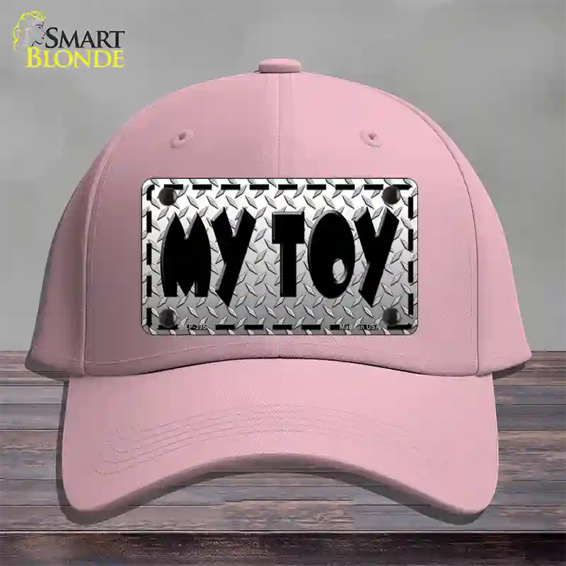 My Toy Novelty License Plate Hat Cotton / Pink