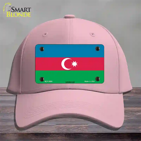 Azerbaijan Flag Novelty License Plate Hat Cotton / Pink