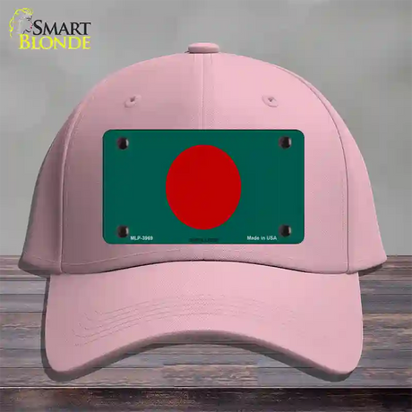 Bangladesh Flag Novelty License Plate Hat Cotton / Pink