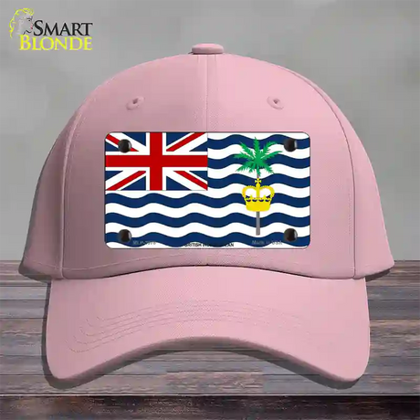 British Indian Ocean Flag Novelty License Plate Hat Cotton / Pink