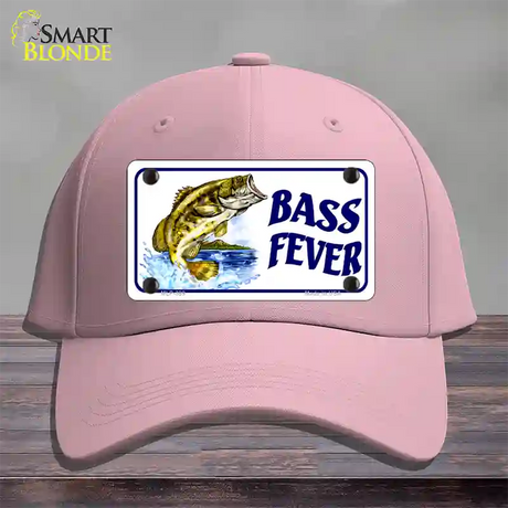 Bass Fever Novelty License Plate Hat Cotton / Pink