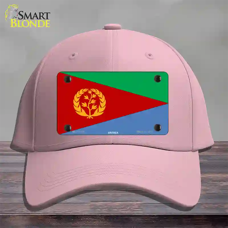 Eritrea Flag Novelty License Plate Hat Cotton / Pink