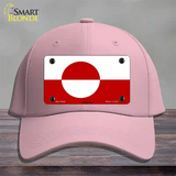 Greenland Flag Novelty License Plate Hat Cotton / Pink