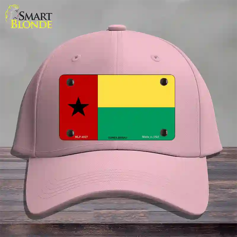 Guinea-Bissau Flag Novelty License Plate Hat Tag Sign Cotton / Pink