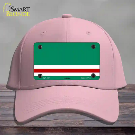 Ichkeria Flags Novelty License Plate Hat Cotton / Pink