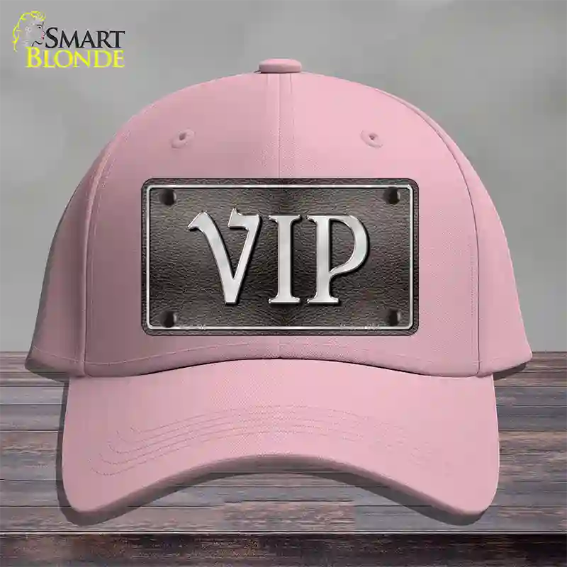 VIP Novelty License Plate Hat Cotton / Pink