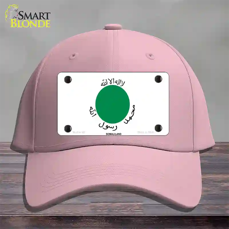 Somaliland Flag Novelty License Plate Hat Cotton / Pink