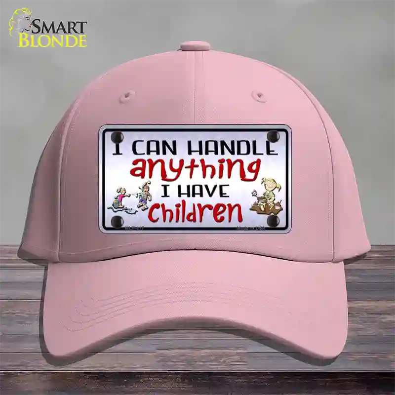 I Can Handle Anything Novelty License Plate Hat Cotton / Pink