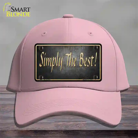 Simply The Best License Novelty License Plate Hat Cotton / Pink