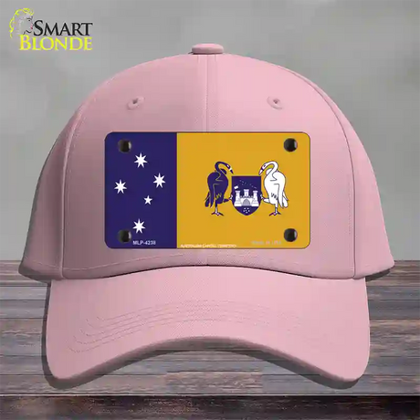 Australia Capital Territory Novelty License Plate Hat Cotton / Pink