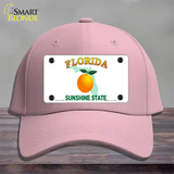 Florida State Novelty License Plate Hat Cotton / Pink