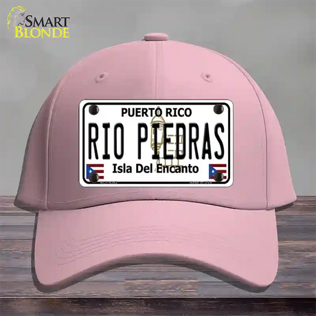 Rio Piedra Puerto Rico Novelty License Plate Hat Cotton / Pink